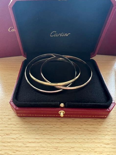 cartier trinity armband|Cartier Trinity with black gold.